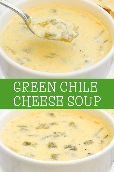 Jalapeño Pepper Soup, Green Chili Pot Pie, Green Chili Cheese Sopita, Hatch Green Chile Stew, Chile Rellano Soup, Green Chili Cheese Potato Cakes With Green Chili Sour Cream, Green Chile Cheese Fideo Soup, Pepper Cheese Soup, Crockpot Cheese Soup Recipes