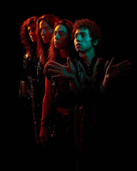 Rock Band Photos, Band Photoshoot, Greta Van Fleet, Band Photography, Red Lights, Band Pictures, Rock N’roll, Band Photos, Led Zeppelin