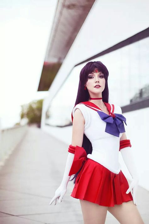 Cosplay Sailor Saturn Cosplay, Sailor Mars Cosplay, Sailor Moon Cosplay, Idee Cosplay, Sailor Saturn, Leather Headbands, Sleeveless Short Dress, Sailor Mars, Anime Costumes