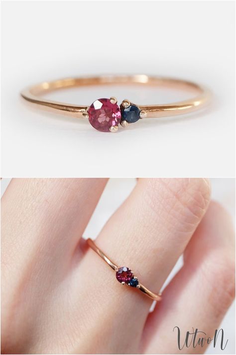 Couple Birthstone Ring, 2 Birthstone Ring, Dual Birthstone Ring, Birthstone Promise Rings, Birthstone Ring Mothers, Mother's Ring, Couples Ring, Promise Rings For Couples, Pretty Ring