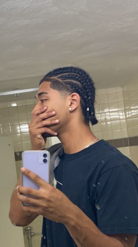 Best Braids For Men, Low Taper Cornrows Men, Braids On Mexican Hair, Latino Braids, Mexican Braids Men, Taper Cornrows, Black Men With Braids, Braids For Black Hair Men, 6 Cornrow Braids Men