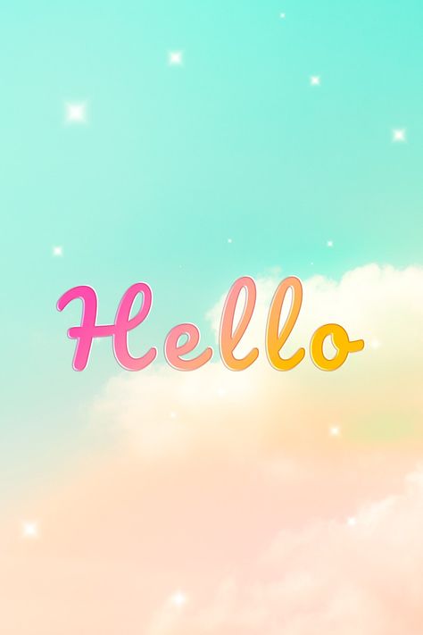 Hi Illustration, Hello Images, Hello Illustration, Doodle Colorful, Hello Text, Hello Pictures, Hi Images, Pictures For Friends, Hello Word