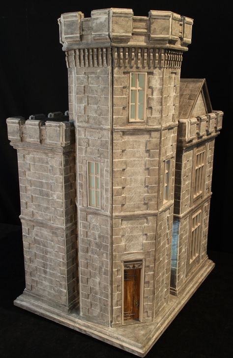 Mark Turpin, Artist - Stonegate Dnd Crafting, Barbie Castle, Castle Dollhouse, Model Castle, Spanish Mission, Town Homes, Miniature Design, Small Castles, Dollhouse Diy