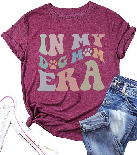 Dog Mom Shirt Ideas, Dog Shirts For Dogs, Sports Office, Cricut Shirts, Outdoor Shopping, Funny Letters, Funny Dog Shirts, Mom Tshirt, Mom Era