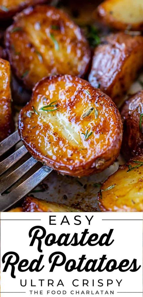 Mediterranean Red Potatoes, Stovetop Red Potatoes, Garlic Red Skin Potatoes, Best Red Skin Potato Recipes, Things To Make With Red Potatoes, Pan Roasted Red Potatoes, Roasted Red And Yellow Potatoes, Healthy Roasted Red Potatoes, New Red Potatoes Recipes