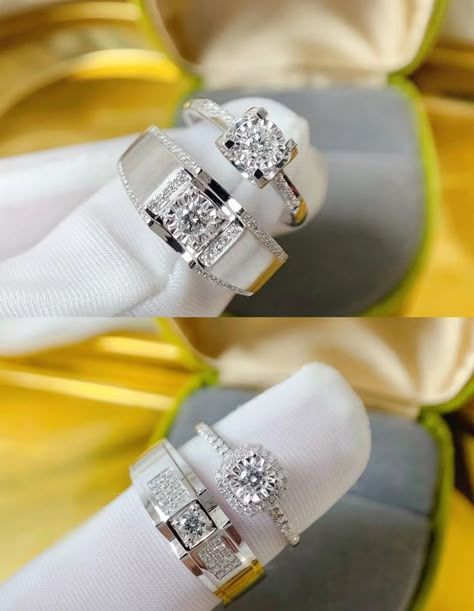 Engagement Rings For Groom, Engagement Rings Couple Silver, Engagement Preparation, Daylight Rings, Pink Gold Wedding Rings, Doraemon Cake, Mens Engagement Rings Diamond, Indian Wedding Rings, Solitaire Ring Designs