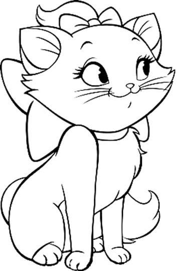 Cat Coloring Pages, Disney Princess Coloring Pages, Seni 2d, صفحات التلوين, Disney Art Drawings, Princess Coloring Pages, Disney Colors, Cat Coloring Page, Princess Coloring