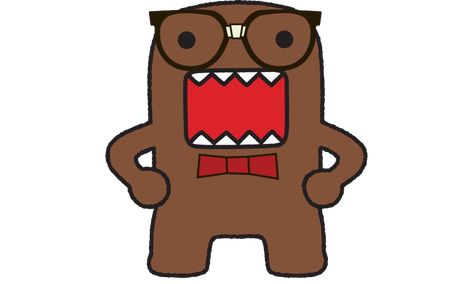 Domo Painting, Domo Icons, Domo Drawing, Domo Icon, Domo Sticker, Domo Kun, Cute Typography, Sketchbook Cover, Scene Emo