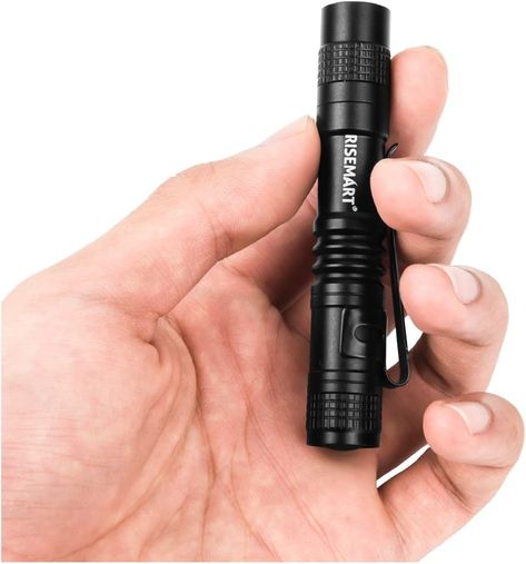 Only needs a single AAA battery! 
【Durable Materials】This mini torch is made of top grade aircraft aluminum material, which makes this small torch sturdy and durable enough for any occasion.
【Super Bright】The pocket torch can hold steady at 100 Lumens which provide enough light to help you during camping or hiking use.
【Waterproof performance】Great waterproof performance ensures you can use this anywhere.
【Quality After-sales Service】We provide satisfied guarantee for every single customer. Tactical Light, Torch Lamp, Mini Flashlights, Pocket Clip, Emergency Lighting, Led Flashlight, Lampe Led, Tactical Gear, Led Lampe