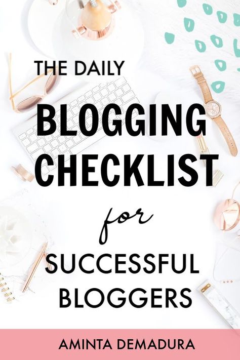 Blogging Checklist, Blogging Planner, Social Media Blog, Blog Checklist, Successful Blogger, Daily Checklist, Blog Planning, Beginner Blogger, Blogging Inspiration