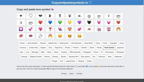 Heart symbol Copy Paste Symbols, Emoji Copy, Arrow Symbol, Text Symbols, Heart Emoji, Heart Symbol, Copy And Paste, Heart Hands, Letter O