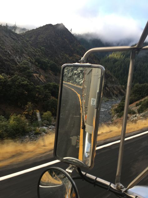 Truck Driver Aesthetic, Trucker Aesthetic, Driver Aesthetic, Road 96, Fall Road Trip, Trucking Life, Big Rig Trucks, Big Rig, Long Haul