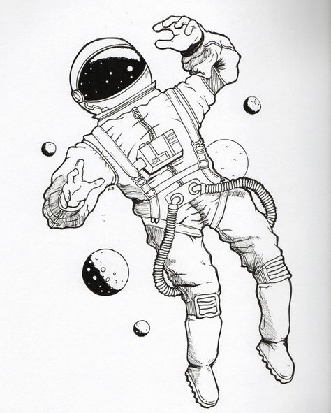 Galaxy Drawings, Astronaut Drawing, Soccer Drawing, Astronaut Illustration, Astronaut Tattoo, Space Drawings, Astronaut Wallpaper, Tableau Pop Art, Astronaut Art