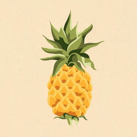 Ilustração de elemento de design de abacaxi amarelo | Vetor Grátis Kids Painting Class, Pineapple Icon, Pineapple Illustration, Pineapple Vector, Pineapple Graphic, Pineapple Planting, Yellow Pineapple, Element Illustration, Web Design Resources