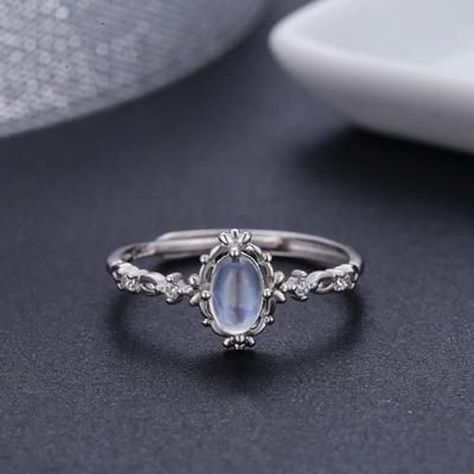 Cheap Gemstone Rings, Opal Promise Ring, Gemstone Rings Vintage, Moonstone Ring Sterling Silver, Butterfly Ring, Moonstone Ring, Ring Vintage, Schmuck Design, Sterling Ring