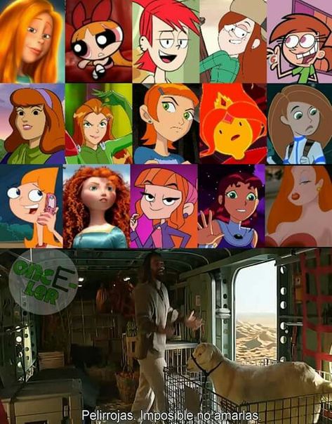 Redhead Characters Halloween, Ginger Character Inspiration, Characters With Orange Hair, Orange Hair Characters, Red Head Characters, Redhead Cartoon Characters, Ginger Characters, Red Hair Costume, Red Hair Halloween Costumes