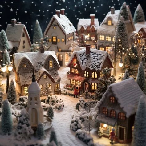 Wooden Gingerbread House - Etsy UK Joy Decorations, Christmas Night Light, Christmas Village Sets, Christmas Village Houses, Christmas Village Display, Merry Christmas Images, Christmas Mouse, Christmas Villages, 3d Christmas