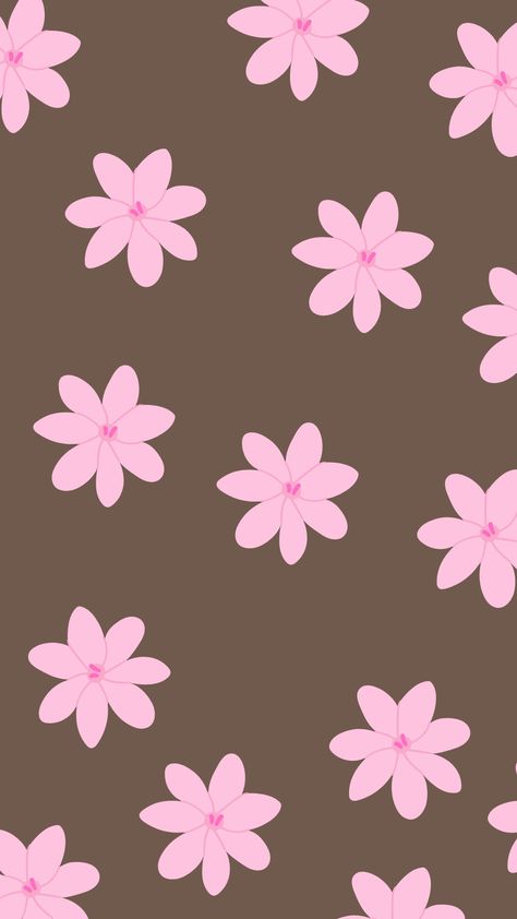 Pink And Brown Wallpaper, Iphone Wallpaper Yellow, Pink Flowers Wallpaper, Iphone Lockscreen Wallpaper, Iconic Wallpaper, Red Daisy, Cool Backgrounds Wallpapers, Brown Flowers, Brown Wallpaper