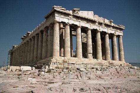 Athens, Acropolis. A great adventure with my Mom! Parthenon Architecture, Parthenon Greece, Greek Buildings, Greece Architecture, The Parthenon, Places In Greece, Athens Acropolis, Greek Temple, Ancient Greek Architecture