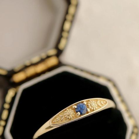 Gold And Blue Jewelry, Birth Ring, Jewelled Headpiece, Stones Rings, Two Stone Ring, Fantasy Ring, New Gold Jewellery Designs, Elven Jewelry, Blue Engagement Ring