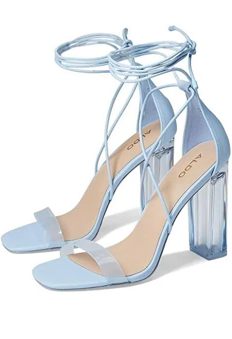 Quinceanera Heels, Quince Heels, Baby Blue Heels, Light Blue Heels, High Heels For Prom, Fancy Heels, Light Blue Prom Dress, Blue High Heels, Heels Prom