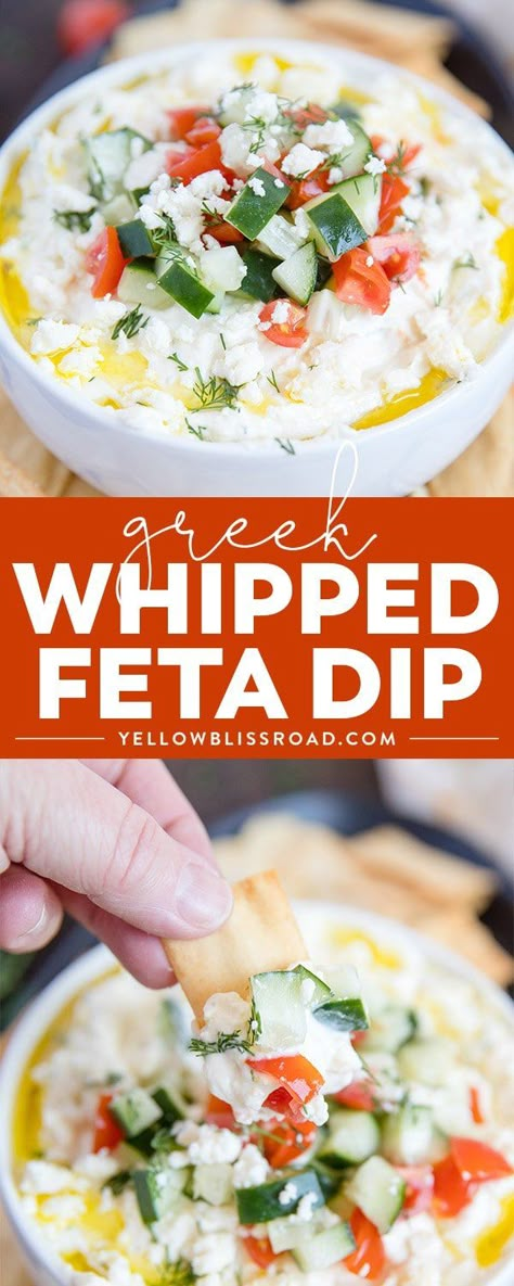 Keto Spreads, Yogurt Dips, Feta Cheese Dip, Whipped Feta Dip, Appetizers Easy Dips, Gf Meals, Greek Dip, Greek Appetizers, Greek Gyros