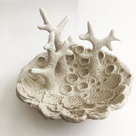 Underwater Reef, Planning Day, Coral Ocean, Coral Sculpture, Sea Sculpture, Ocean Underwater, Coral Art, Organic Ceramics, Sculpture Art Clay