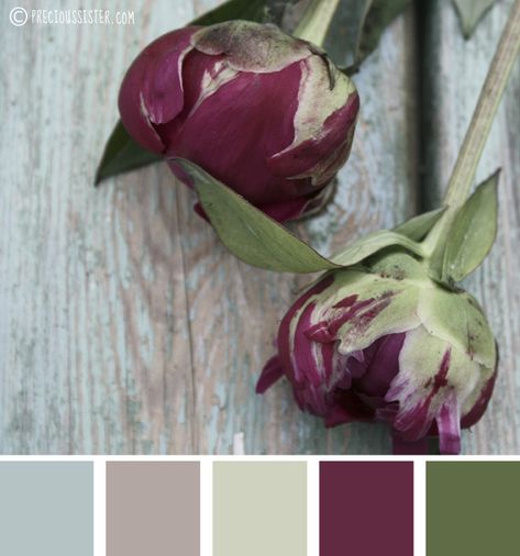 Plum and sage color scheme Fall Paint Colors, Paint Color Palettes, Design Palette, Fall Color Palette, Sage Color, Color Palate, Design Seeds, Autumn Painting, New Wall