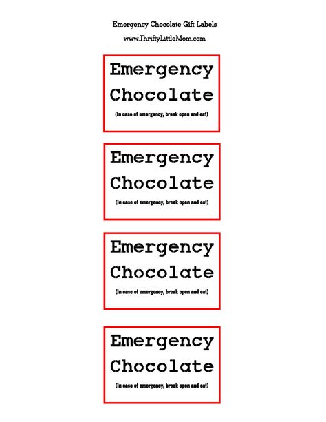 emergency chocolate Emergency Chocolate, Candy Bar Wrapper Template, Nurse Birthday, School Survival Kits, Doc Mcstuffins Party, Chocolate Labels, Secret Sisters, Emergency Nursing, Fun Sleepover Ideas