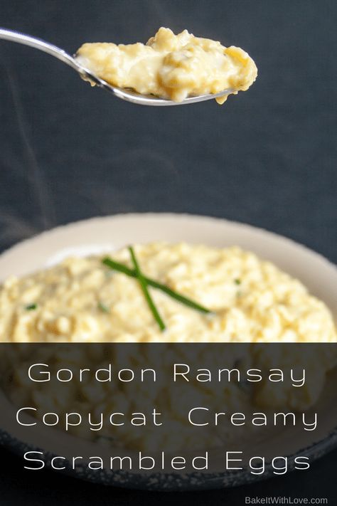 Gordon Ramsay scrambled eggs are the perfect egg dish to serve with breakfast, on a breakfast sandwich, and more! You can whip delightfully tender, tasty scrambled eggs up in no time and enjoy them as-is or as part of an amazing breakfast or brunch! BakeItWithLove.com #bakeitwithlove #GordonRamsay #scrambledeggs #perfecteggs French Scrambled Eggs, Gordon Ramsay Scrambled Eggs, Best Scrambled Eggs, Creamy Scrambled Eggs, Scrambled Eggs Recipe, Keto Eating, Mexican Breakfast Recipes, Brunch Easy, Dinner Dessert