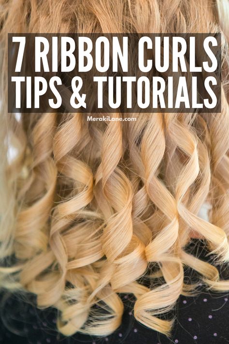 Ribbon Curls Hairstyles, Banana Curls Hairstyles, Princess Curls Tutorials, Get Curls To Stay All Day, How To Do Ringlet Curls, How To Get The Best Curls, How To Get Ringlet Curls, Spiral Curls For Long Hair, Ringlet Curls Hairstyles