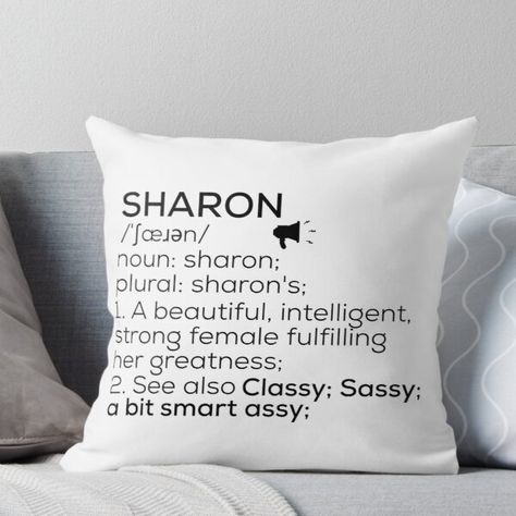 Super soft and durable 100% spun polyester Throw pillow with double-sided print. Cover and filled options. "Sharon Name" "Sharon Definition"Design which gave the clear idea of Sharon name MeaningDesign for the person name with Sharon!You can request design for your personalized name by just mailing us . Kimberly Meaning, Jessica Name, Definition Design, Butterfly Stencil, Cricut Stencils, Phone Wallpaper Pink, Pretty Phone Wallpaper, Instagram Graphic, Name Wallpaper