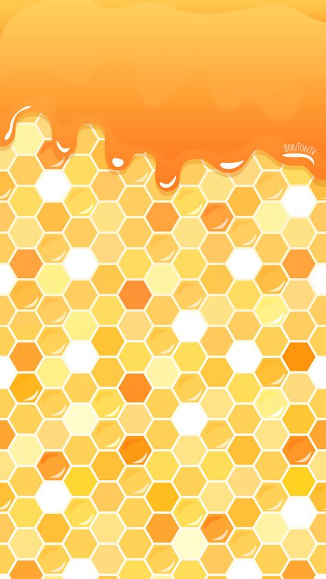 Phone Wallpapers HD Honey - by BonTon TV - Free Backgrounds 1080x1920 wallpapers #wallpaper #bontontv Honeycomb Wallpaper, Android Backgrounds, Holiday Watercolor, Yellow Aesthetic Pastel, Paper Sunflowers, Wallpapers Android, Whatsapp Wallpaper, Pretty Backgrounds, Watch Wallpaper