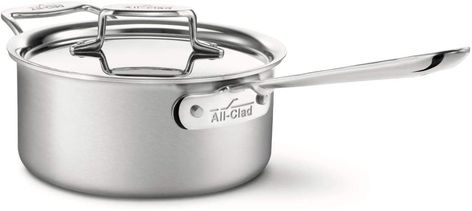 All-Clad 8701004135 Sauce Pan, 18-10 Steel, Stainless Steel : Amazon.co.uk: Home & Kitchen Sauce Pans, Induction Oven, Induction Cooking, Stainless Steel Pans, Sauce Pan, Induction Cooktop, Cookware Sets, Steel Handle, Brushed Stainless Steel