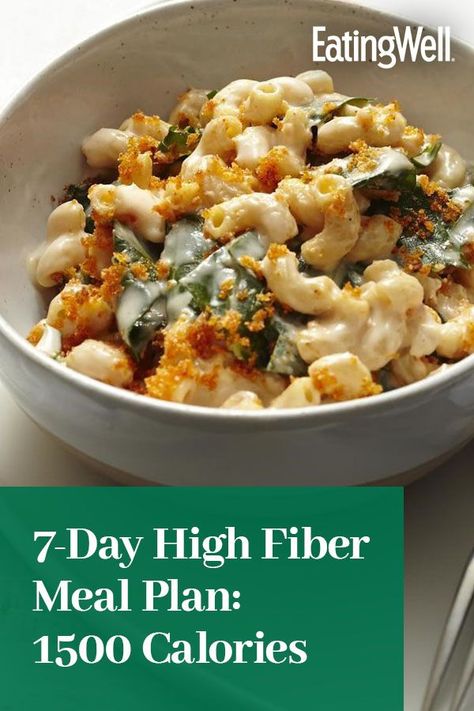 High Fiber Meal Plan, High Fibre Lunches, High Fiber Dinner, 7 Day Meal Plan, Fiber Diet, High Fiber Diet, Fiber Rich Foods, High Fiber Foods, Nuts And Seeds