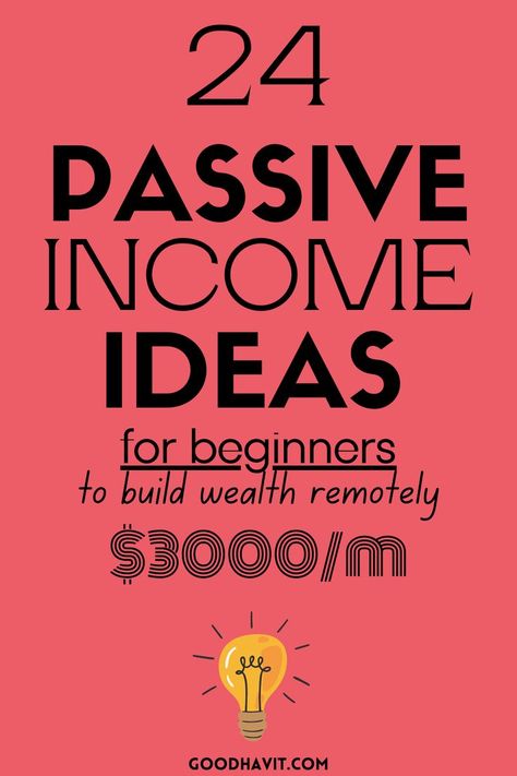 passive income ideas for beginners Passive Income Ideas For Beginners, Passive Income Business, Passive Income Ideas, Build Wealth, Multiple Streams Of Income, Creating Passive Income, Passive Income Streams, Social Media Jobs, Passive Income Online