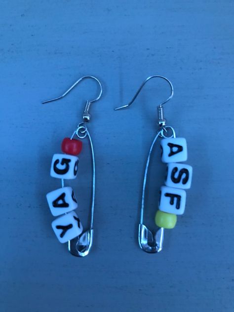 Gay Pride Jewelry Diy, Pride Jewellery Diy, Pride Earrings Diy, Sapphic Earrings, Pride Picnic, Pride Jewelry Diy, Lgbtq Earrings, Gay Necklace, Gay Earrings