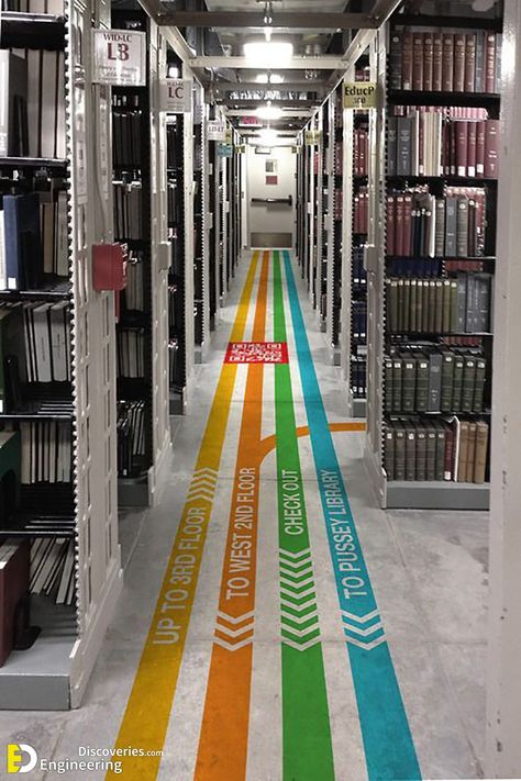 Library Signage, مركز ثقافي, Wayfinding Signs, Directional Signage, Floor Graphics, Sign System, Wayfinding Design, Wayfinding System, Signage System