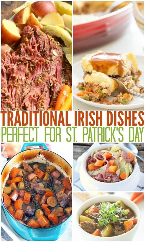 Easy Traditional Irish Recipes - Family Fresh Meals Vegan Irish Stew, Irish Dinner Recipes, Irish Food Recipes, Easy Irish Recipes, Traditional Irish Recipes, Irish Recipes Appetizers, Instant Pot Corned Beef, Leek Potato Soup, Irish Dinner