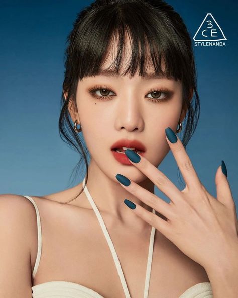 Idol Nails, G-idle Minnie, G I Dle Minnie, Fancy Makeup, Mini Makeup, Asian Eye Makeup, August 22, Female Photographers, Vogue Korea