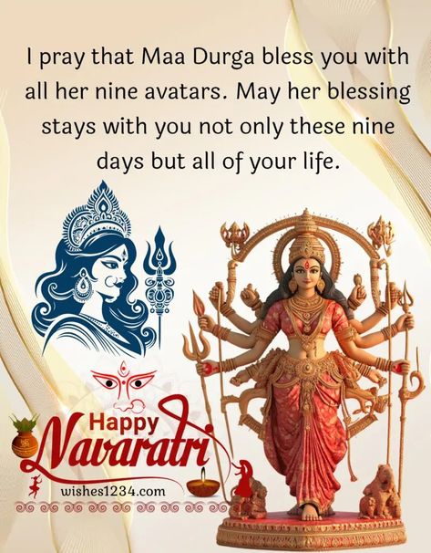 Happy Navratri and Durga puja Wishes, Messages, Quotes & Status for Your Loved Ones Navratri Images With Quotes, Navratri Wishes Quotes, Navaratri Wishes, Happy Navarathri, Coin Wallpaper, Durga Puja Wishes, Navratri Messages, Navratri Wishes Images, Wishes Board