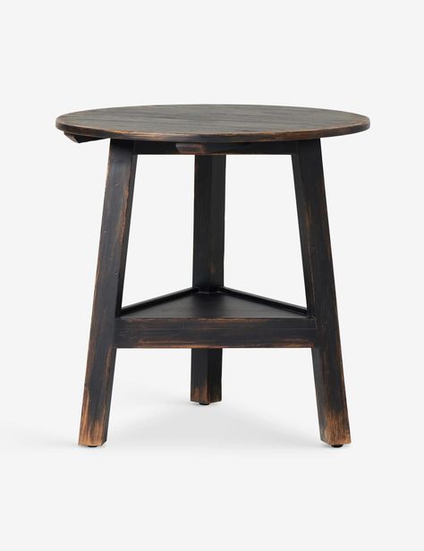 Shepley Round Side Table Burled Wood Furniture, Mantel Mirrors, Harbor House, Cordless Table Lamps, Oak Side Table, Bright Living Room, Long Lumbar Pillow, Outdoor Furniture Collections, Outdoor Dining Furniture