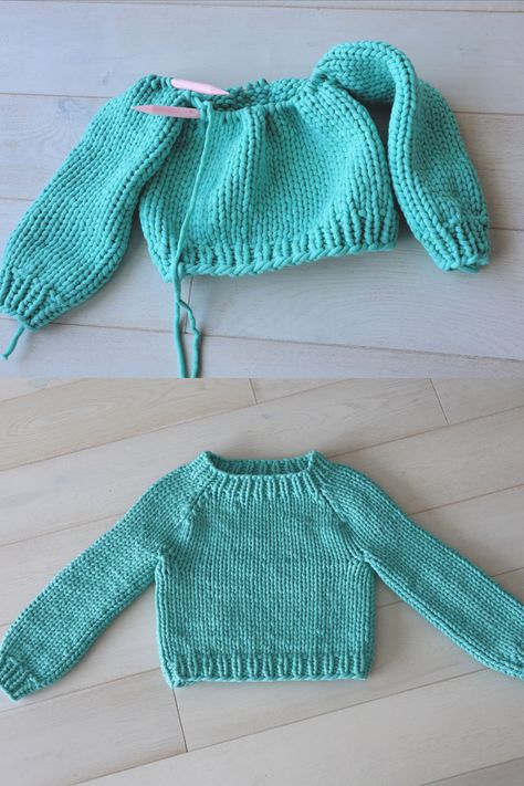 A quick video tutorial to help you understand how to add sleeves to the body of a sweater as you knit from the bottom-up. Half Sweater, Sweater Tutorial, Add Sleeves, Crochet Gloves, Boys Sweaters, Knit Sleeve, Easy Knitting, Baby Sweaters, Girls Sweaters