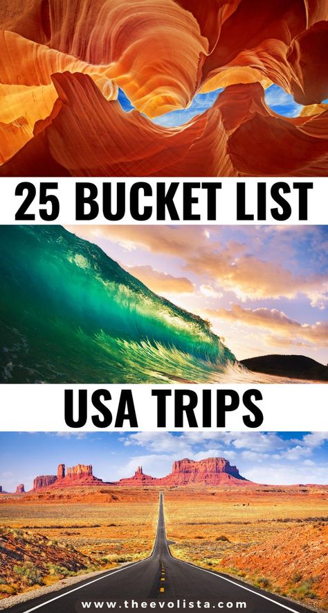 Epic USA Bucket List Trip Ideas | Best USA Road Trips | Unique destinations in the USA | Best USA attractions for your bucket list | Jaw dropping USA hidden gems | USA Travel Guide | How to plan a USA road trip | American travel | Domestic travel | Coolest USA trips | Prettiest places to see in the US | US travel destinations | Best USA National parks | USA Parks | Top USA travel destinations | United States Travel | Pacific Coast Highway #roadtrip #USA #Unitedstates #traveltips #bucketlist Bucket List Usa, Usa Trips, Unique Destinations, Usa Trip, Usa Roadtrip, And So It Begins, Usa Travel Guide, Us Travel Destinations, American Travel