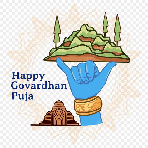 Krishna Clipart, Happy Govardhan, Govardhan Puja, Clipart Images, Free Png, Png Clipart, Png Image, Stock Footage, Krishna