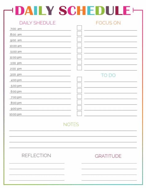 Homeschool Schedule Printable, Daily Planner Printables Free, Hourly Schedule, Daily Schedule Template, Schedule Printable, Schedule Templates, Daily Planner Pages, Homeschool Schedule, Calendar Wallpaper