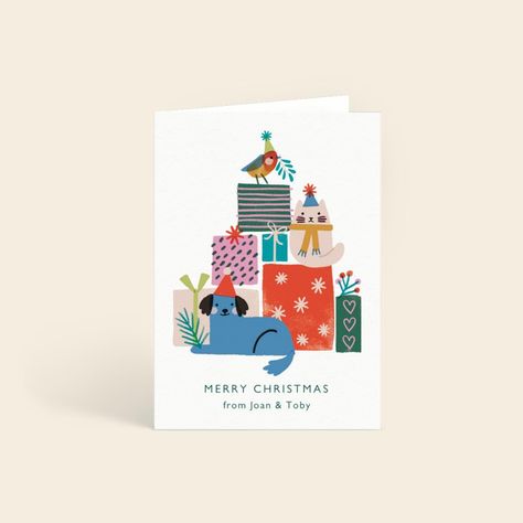 Gold Foil Christmas, Christmas Card Illustration, Greeting Card Inspiration, Bow Arrow, Beautiful Christmas Cards, Christmas Card Set, Greeting Card Illustration, Personalised Christmas Cards, Christmas Holiday Cards