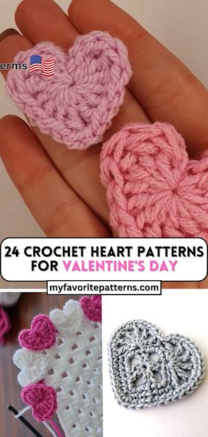 Crochet Heart Patterns, Crochet A Heart, Easy Crochet Flower, Crochet Heart Pattern, Cozy Crochet Patterns, Tutorial Ideas, Crochet Simple, Crochet Flower Tutorial, Simple Flower