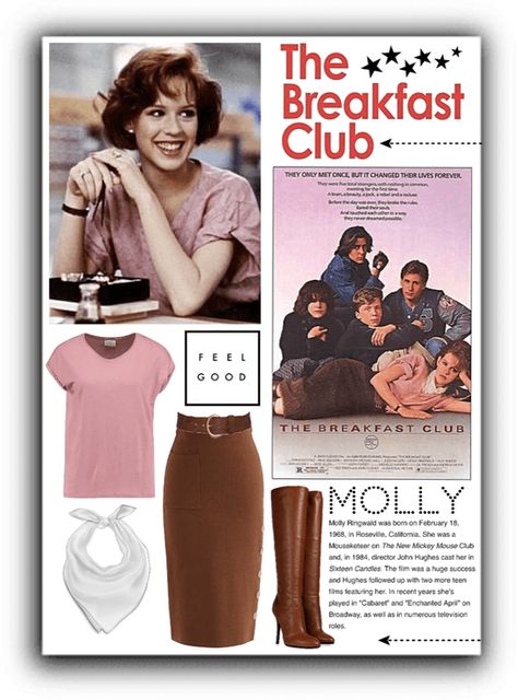 The Breakfast Club Claire Outfit, Breakfast Club Aesthetic Outfits, Breakfast Club Inspired Outfits, The Breakfast Club Costume, The Breakfast Club Outfits, Breakfast Club Outfits, Breakfast Club Cast, Breakfast Club Costume, Ingenue Style