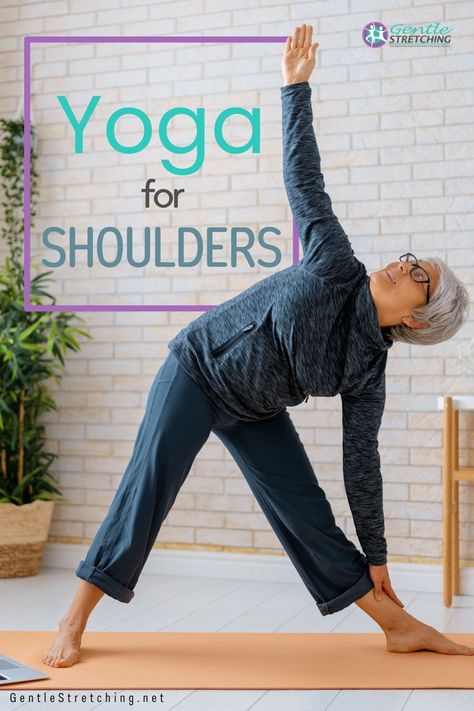 Say goodbye to shoulder tension and hello to freedom of movement with our soothing Yoga for Shoulders practice. 🧘‍♀️ Release tightness, improve mobility, and promote overall shoulder health with these gentle yoga poses. Feel the difference today! #YogaForShoulders #ShoulderHealth Yoga For Shoulder Strength, Yoga For Shoulder Pain, Yoga For Shoulders And Neck Pain, Gentle Yoga Poses, Yoga For Shoulders, Baby Cobra, Upward Dog, Chin Tuck, Shoulder Stretches